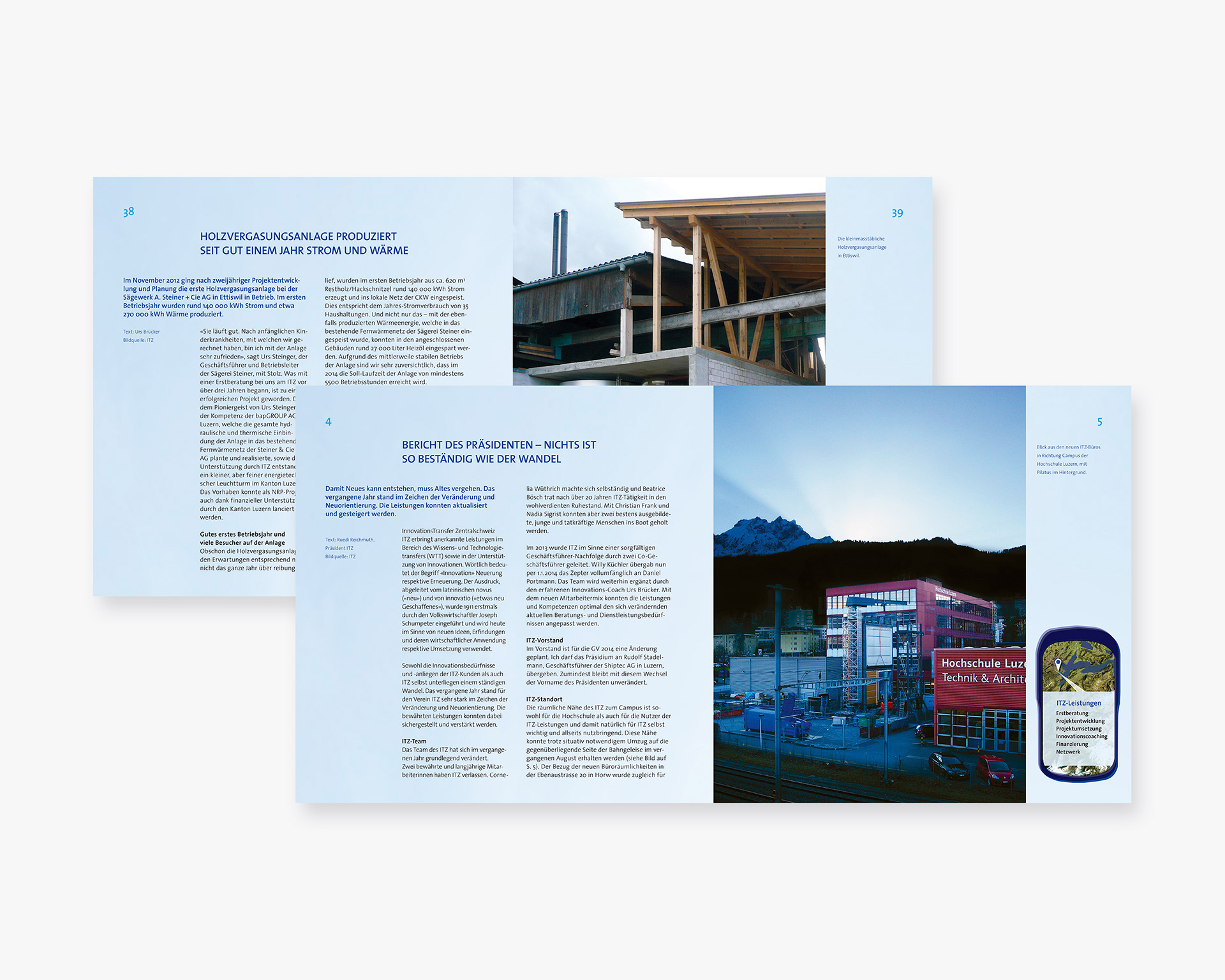 Agentur Kaufmann Branding Corporate Design Grafikdesign Kommunikation Und Verpackungsdesign Aus Luzern In Der Zentralschweiz Jahresbericht Als Imagebroschure