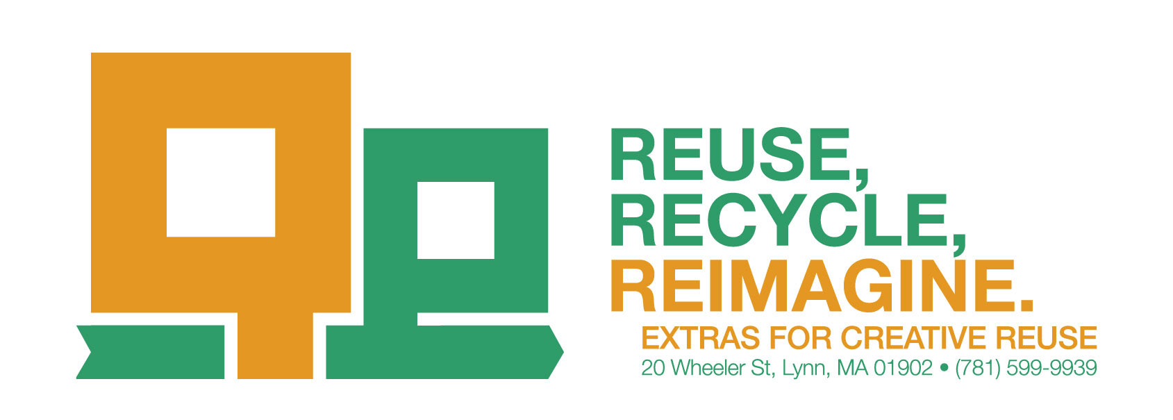 Logo with slogan and information